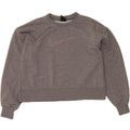 NIKE Womens Oversized Graphic Sweatshirt Jumper UK 10 Small Grey Cotton Vintage Nike and Second-Hand Nike from Messina Hembry 
