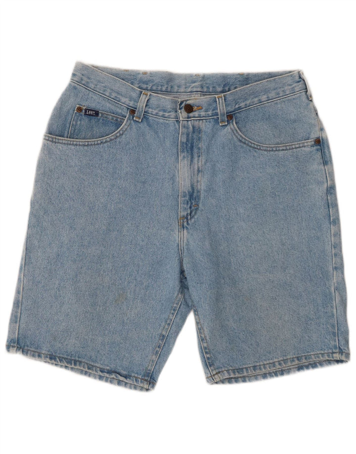 Lee Herre denimshorts W34 store blå bomuld