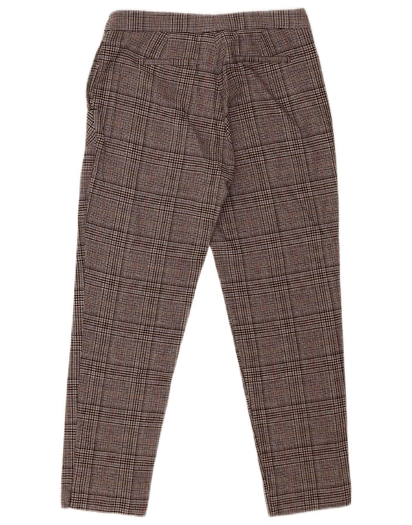 Trussardi Damekoniske Cropped Trousers IT 42 Medium W28 L25 Grå ternet
