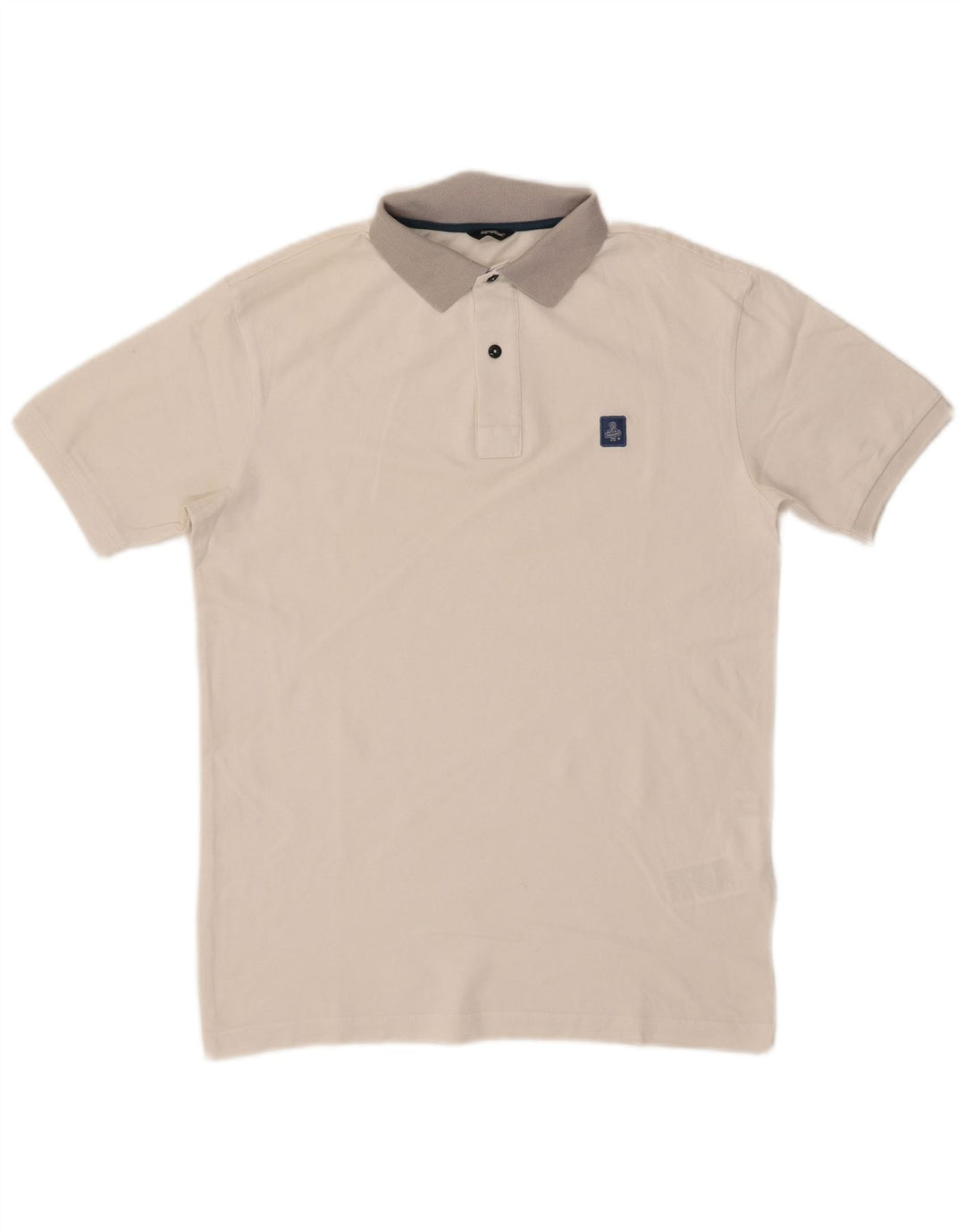 Refrigiwear Herre poloshirt Lille hvid Colourblock Bomuld