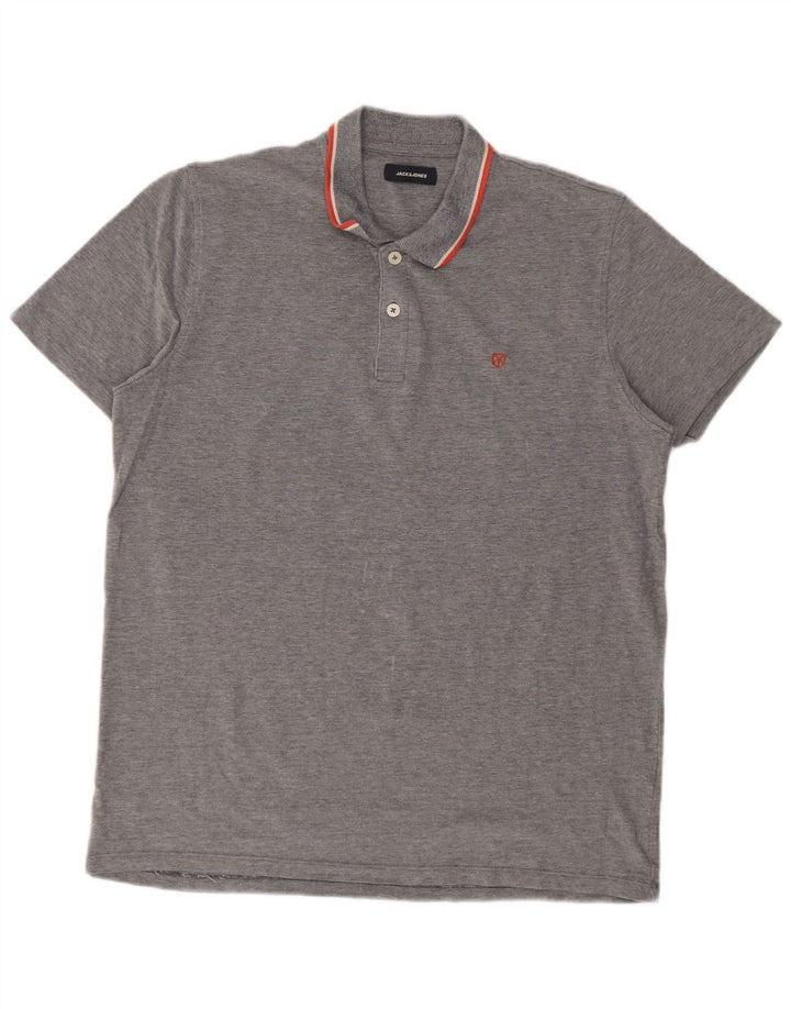 Jack & Jones herre poloshirt XL Grå