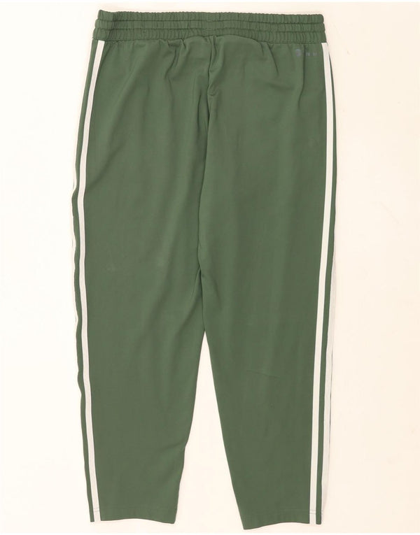 Adidas Dame Aeroready Capri Træningsdragt Bukser UK 12/14 Medium Green