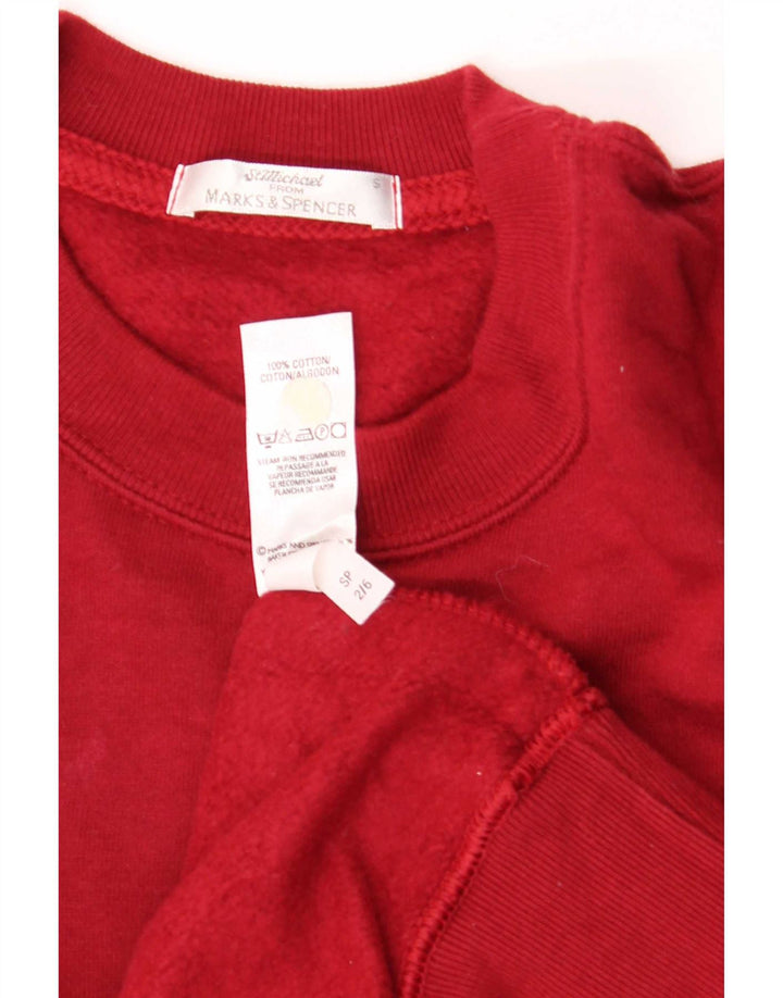 Marks & Spencer Sweatshirt til mænd Lille Bourgogne bomuld