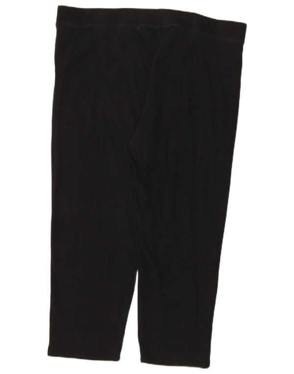 Zara Dame Leggings UK 24 4XL Sort Bomuld