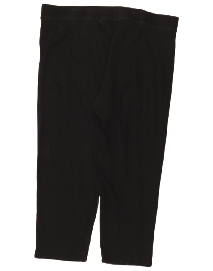 Zara Dame Leggings UK 24 4XL Sort Bomuld