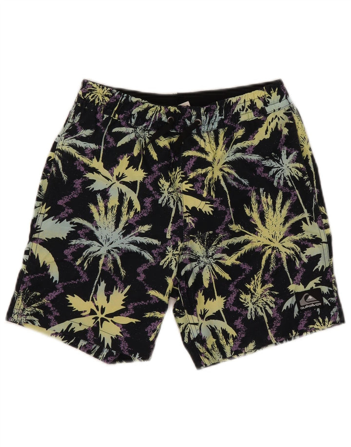 Quiksilver drenge grafiske svømmeshorts 9-10 år medium sort polyester