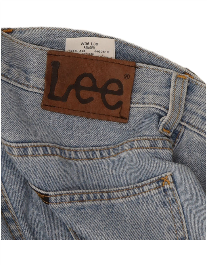 Lee Herre Ranger Straight Jeans W36 L30 Blå Bomuld