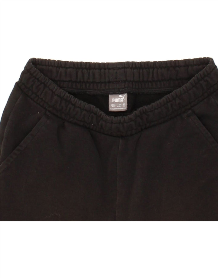 PUMA Boys Graphic Sport Shorts 11-12 Years Black Vintage Puma and Second-Hand Puma from Messina Hembry 