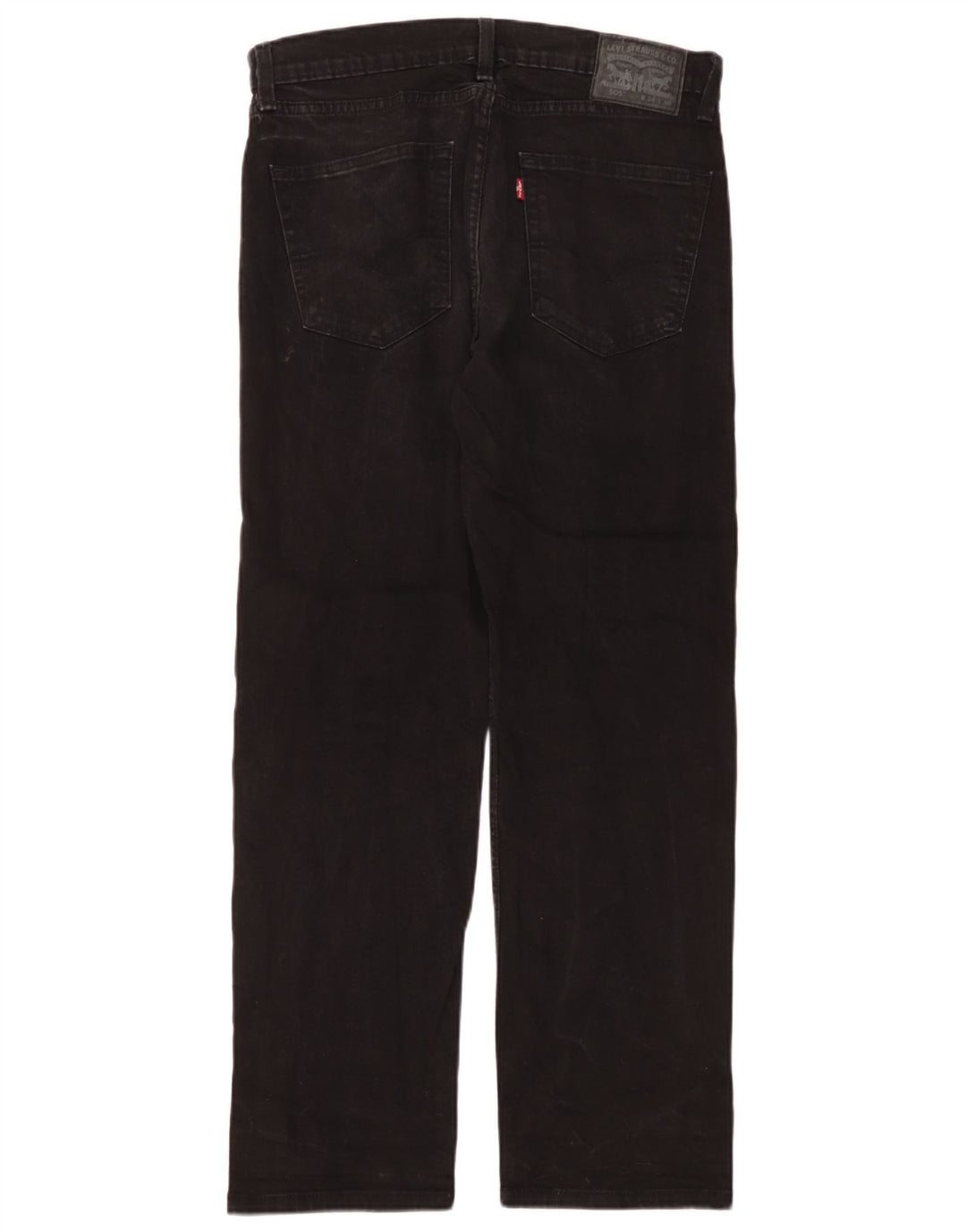 Levi's Herre 505 Straight Jeans W34 L30 Sort Bomuld