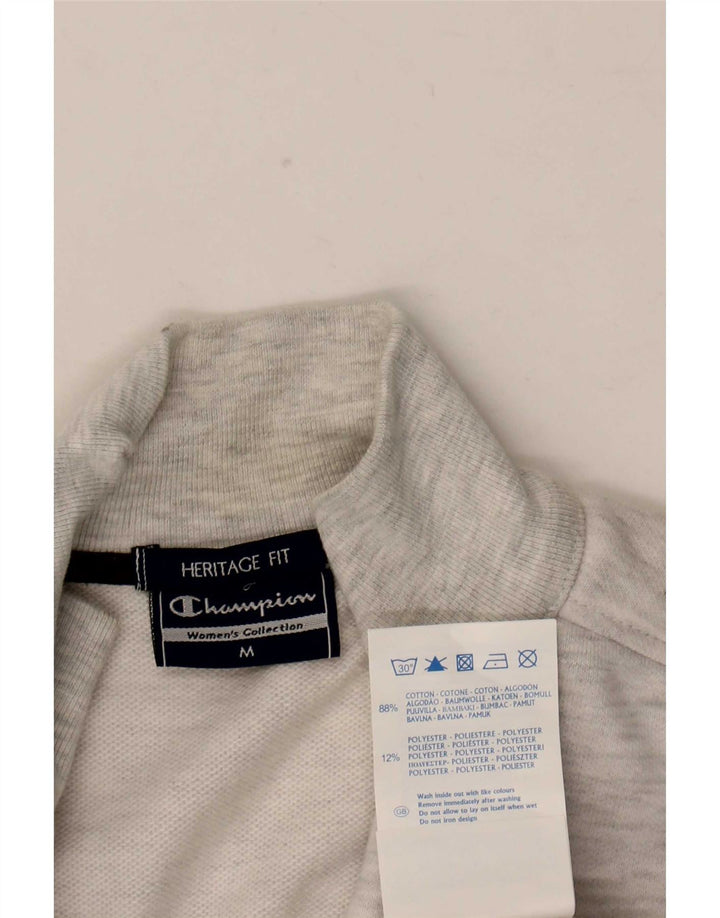 Champion Womens Heritage Fit Træningsdragt Topjakke UK 14 Medium Grey Flecked
