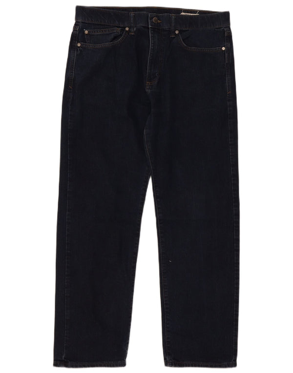 Marks & Spencer Straight Jeans til mænd W34 L29 Marineblå bomuld