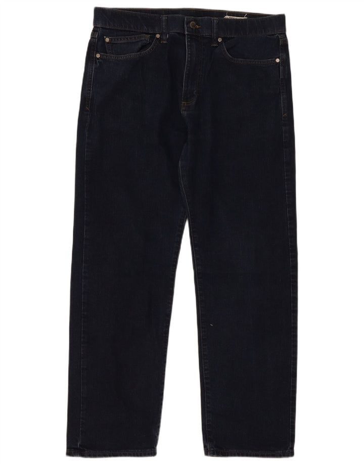 Marks & Spencer Straight Jeans til mænd W34 L29 Marineblå bomuld