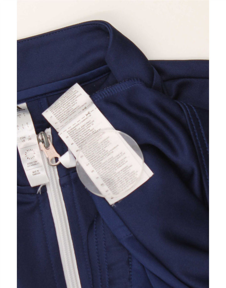 Adidas Træningsdragt til mænd, topjakke, stor marineblå polyester