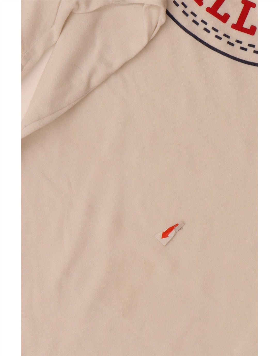 CONVERSE Drenge Grafisk T-Shirt Top 10-11 År Medium Hvid Bomuld