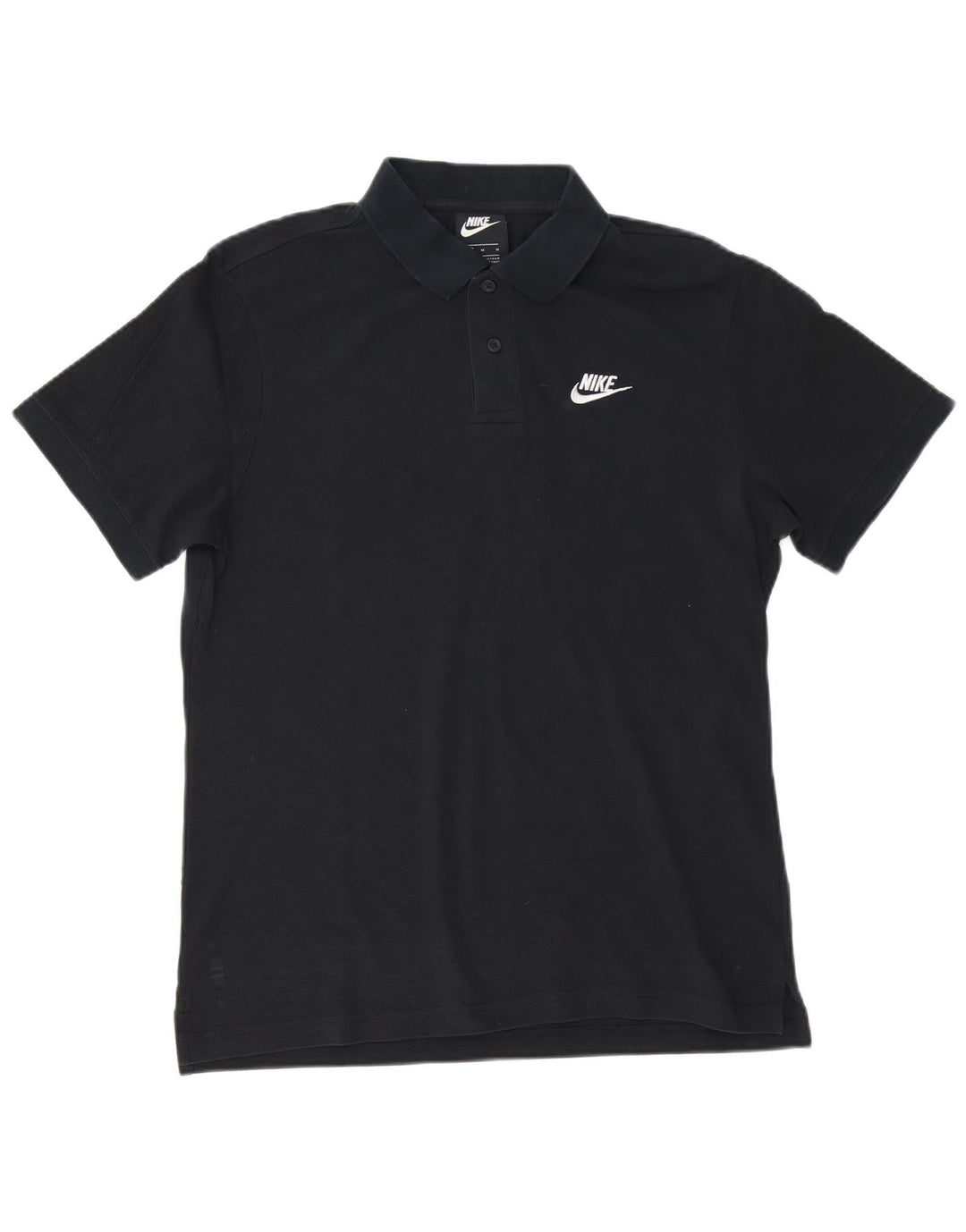 Nike poloshirt til mænd, medium sort bomuld