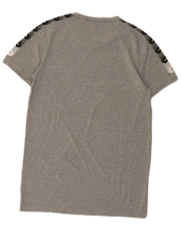 Lotto drenge grafisk t-shirt top 11-12 år medium grå flækket bomuld