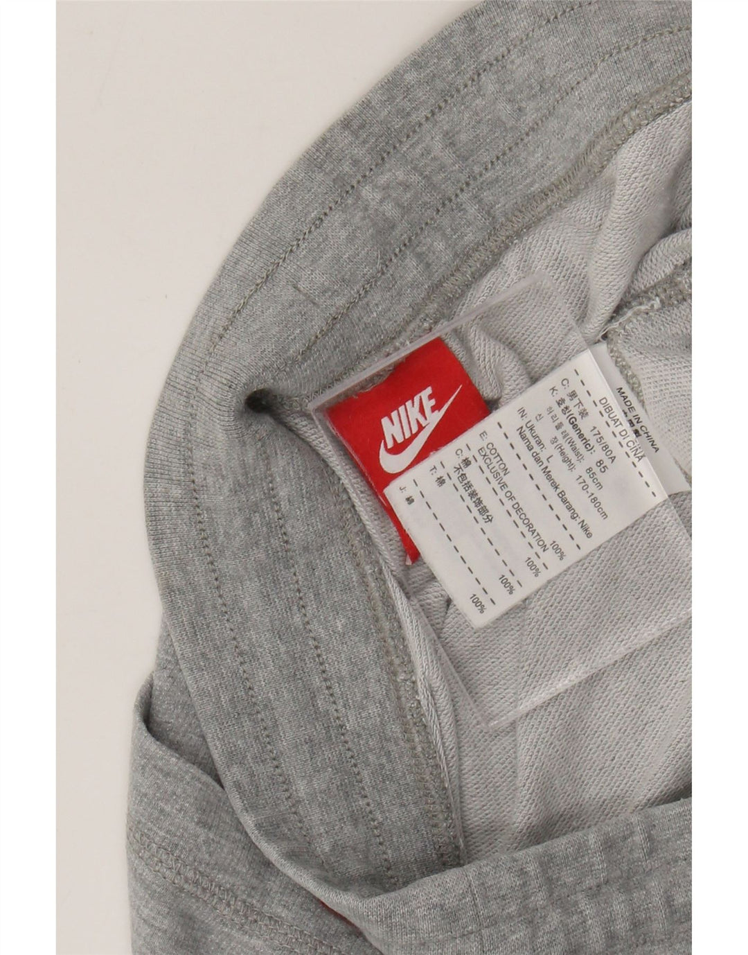 Nike Drenge Træningsdragt Bukser Joggers 13-14 år Stor Grå Bomuld