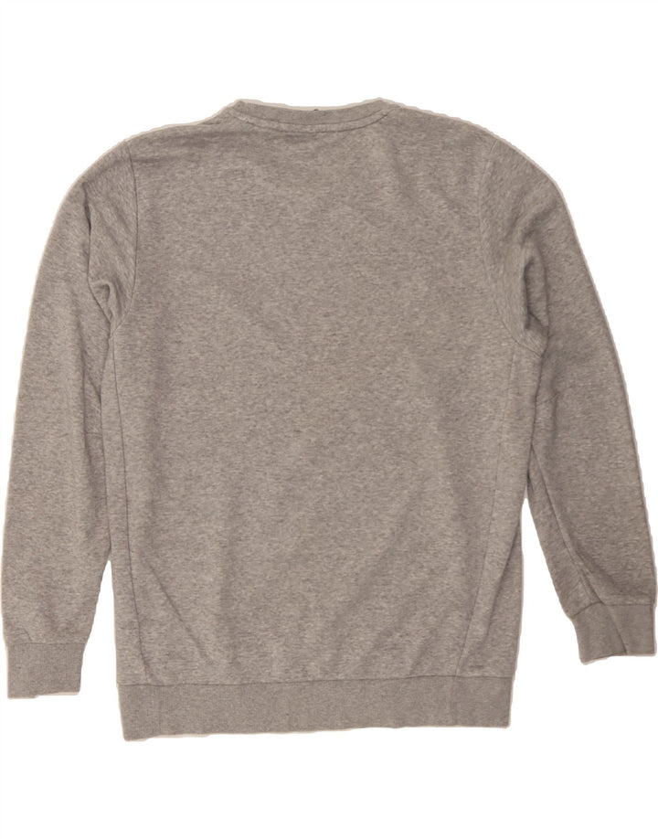ADIDAS Mens Graphic Sweatshirt Jumper Large Grey Cotton Vintage Adidas and Second-Hand Adidas from Messina Hembry 