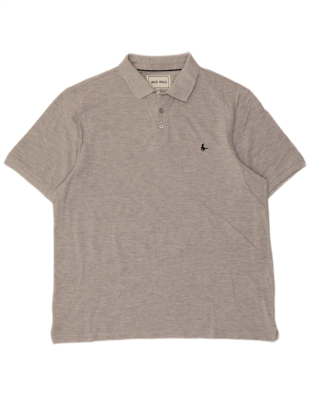 Jack Wills herre poloshirt XL grå bomuld
