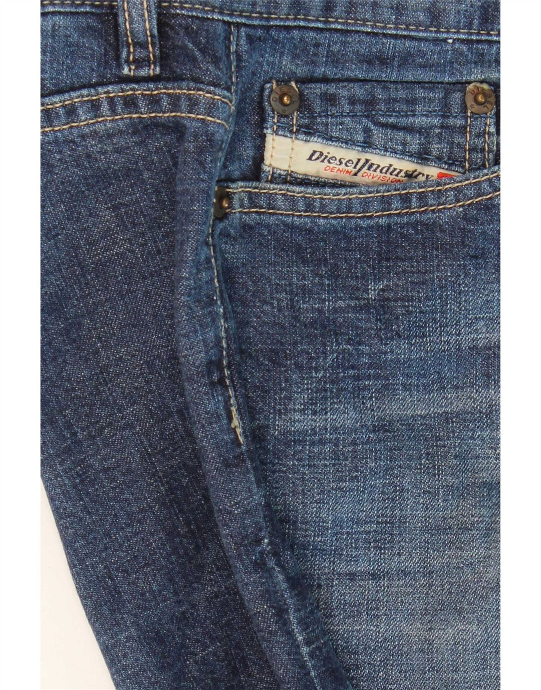 Diesel Dame Bootcut Jeans W28 L32 Blå Bomuld