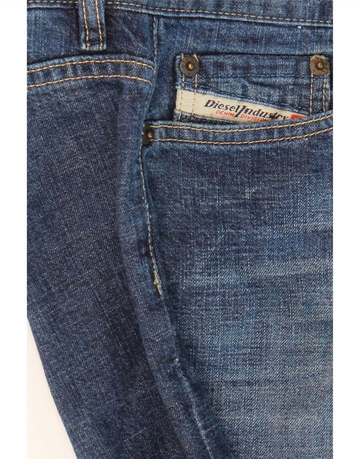 Diesel Dame Bootcut Jeans W28 L32 Blå Bomuld