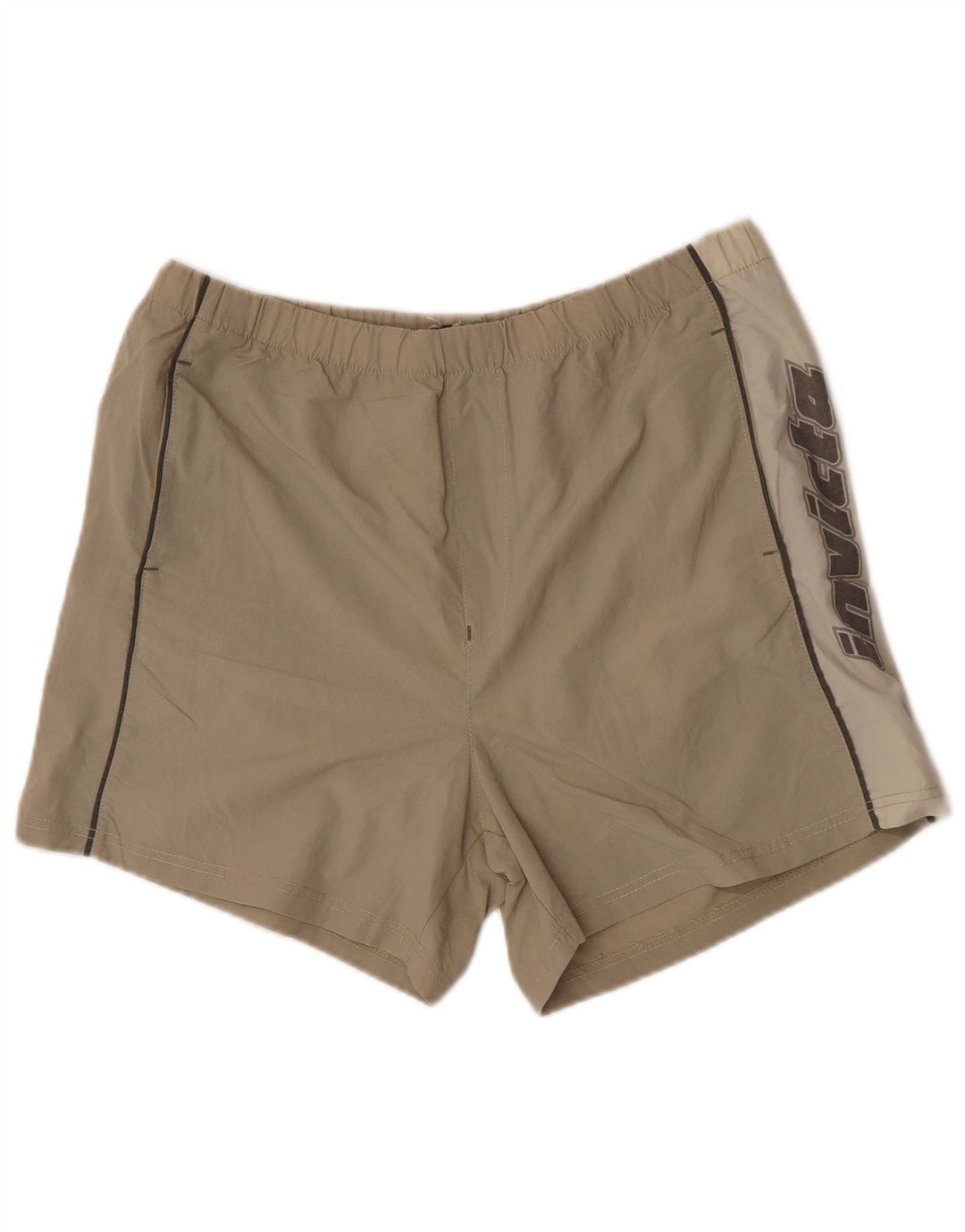 Invicta Herre grafiske svømmeshorts store beige colourblock polyamid