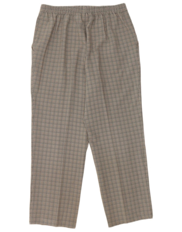 Marks & Spencer Dame Crop Casual Bukser UK 14 Large W32 L26 Sort Ternet