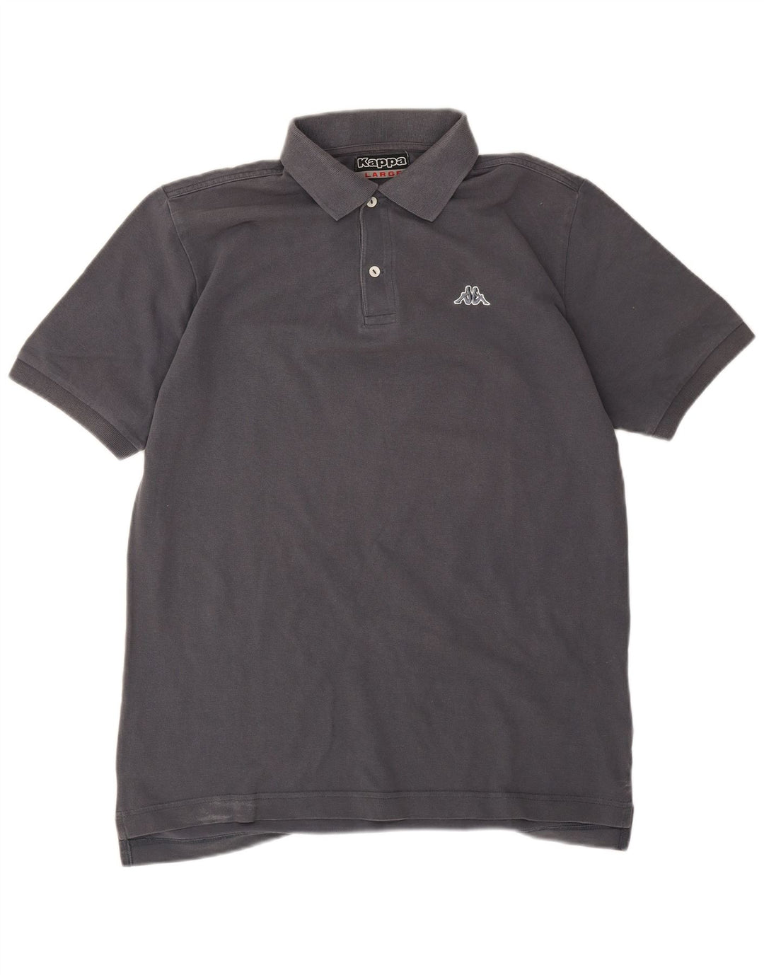 Kappa herre poloshirt, stor grå bomuld