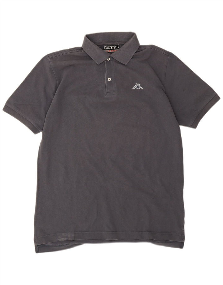 Kappa herre poloshirt, stor grå bomuld