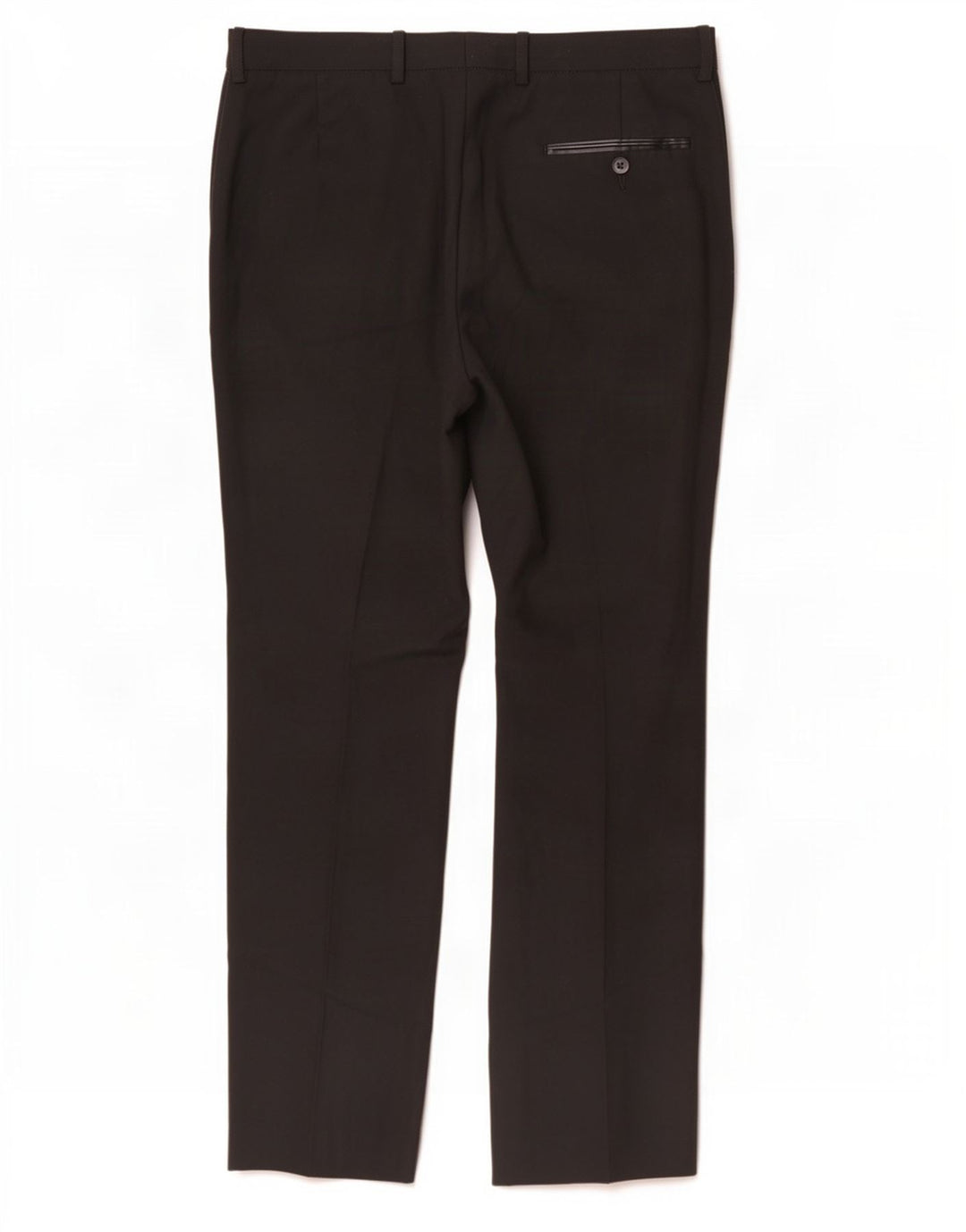 Marks & Spencer Herre Slim Fit Suit Bukser W34 L31 Sort Polyester