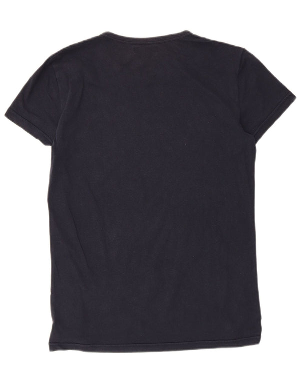 Emporio Armani Herre grafisk T-shirt Top Lille marineblå