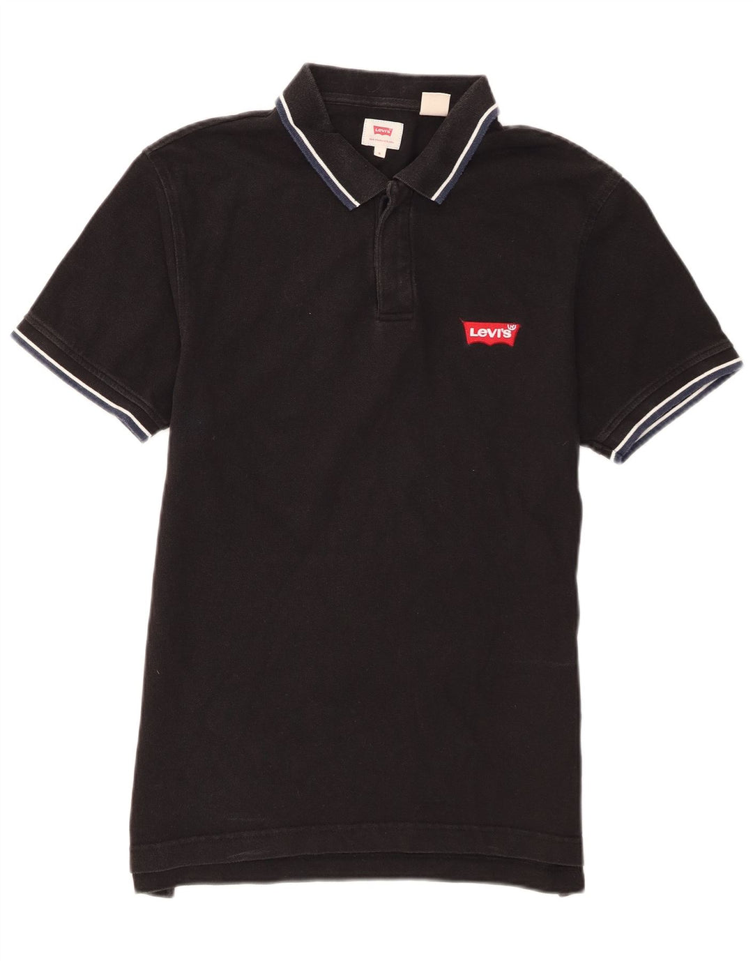 Levi's herre poloshirt lille sort bomuld