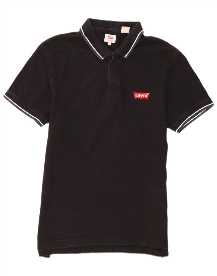 Levi's herre poloshirt lille sort bomuld