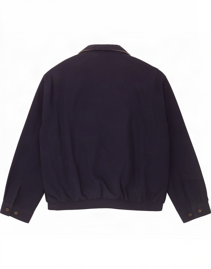 Polo Ralph Lauren Herre Bomber Jacket UK 40 Large Navy Blue Polyester