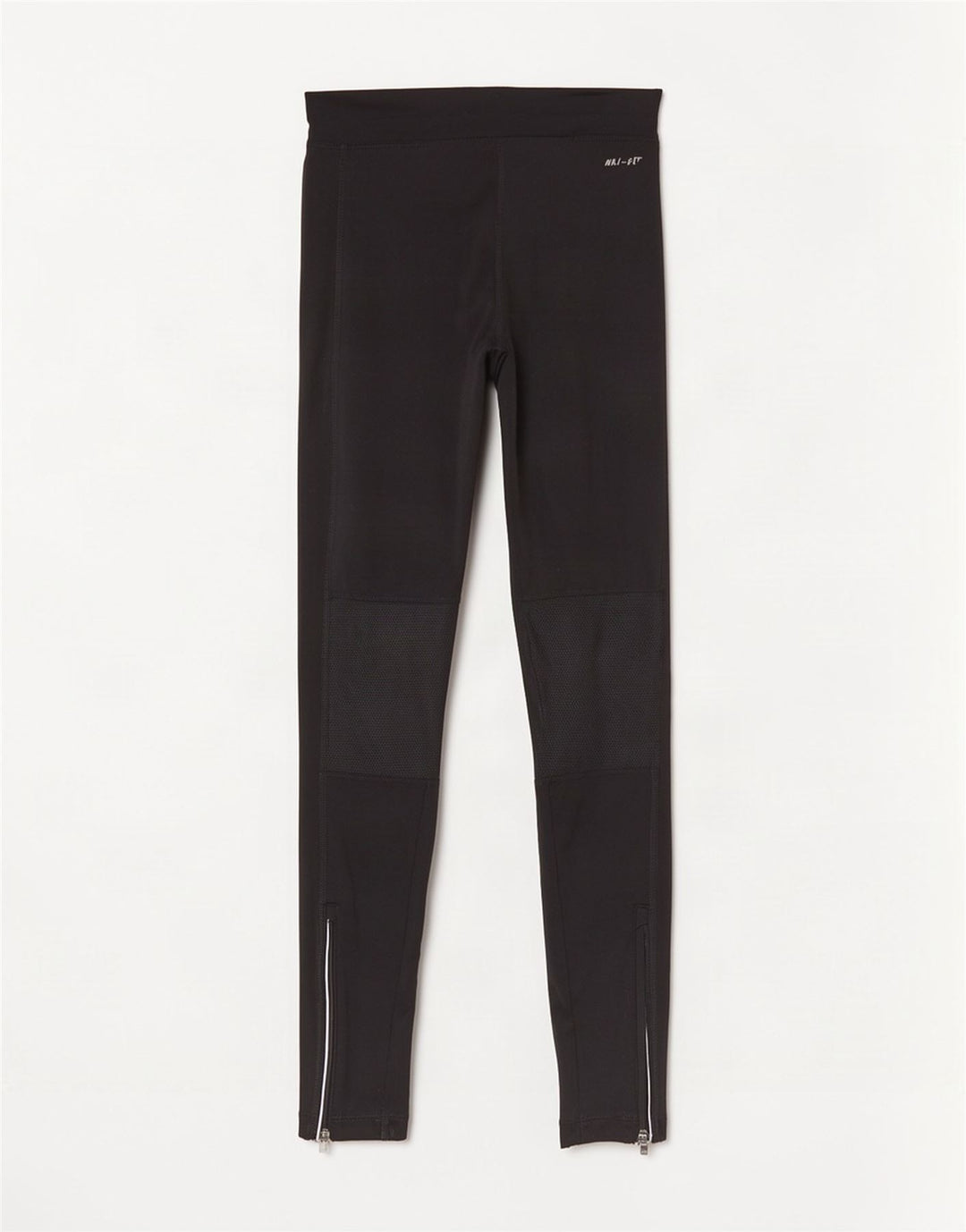 Nike Dame Dri Fit Leggings UK 10 Small Black Polyester
