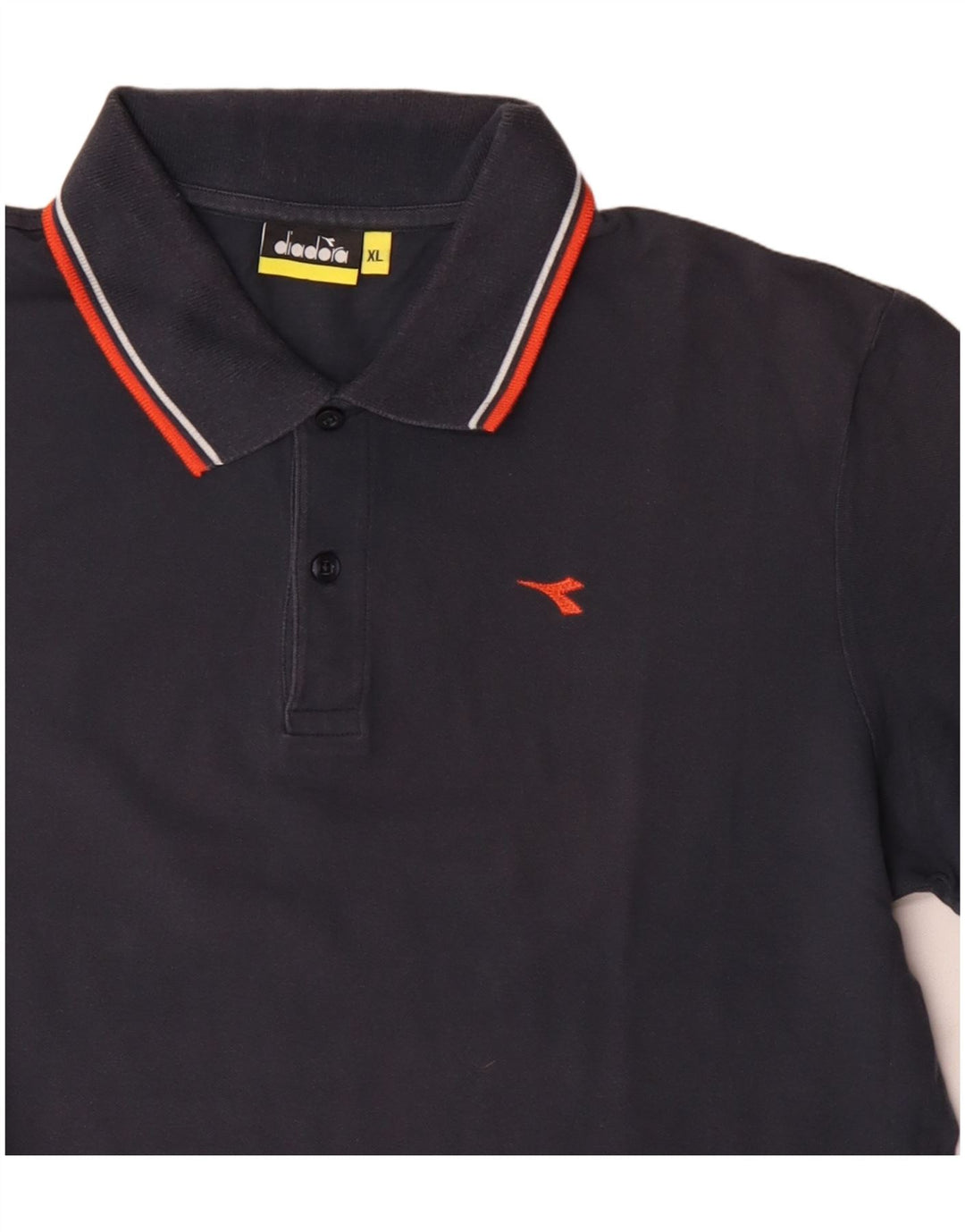 DIADORA Poloshirt til mænd XL Navyblå bomuld