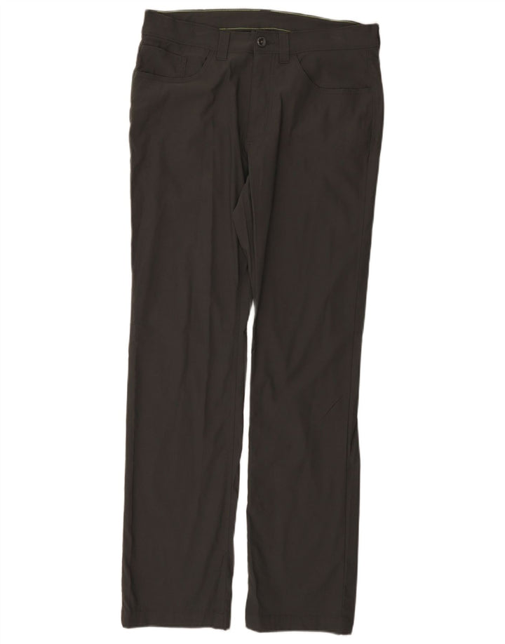 Eddie Bauer Straight Casual Bukser til mænd W33 L32 Grå Nylon