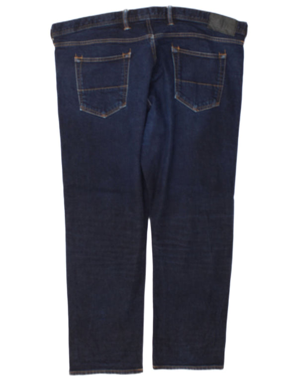 Marks & Spencer Straight Jeans til mænd W42 L29 Marineblå bomuld