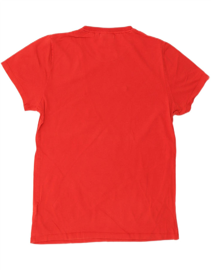 SUPERDRY Herre T-Shirt Top XL Rød Bomuld