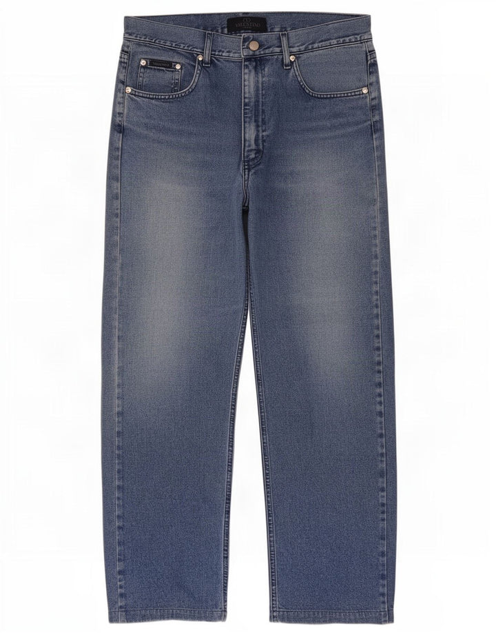 Valentino Straight Jeans til mænd W34 L29 Blå