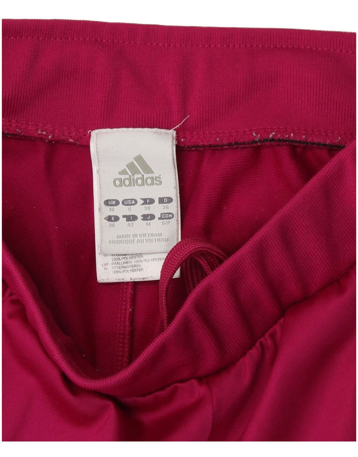 Adidas Træningsdragtsbukser til kvinder UK 10 Small Purple Polyester