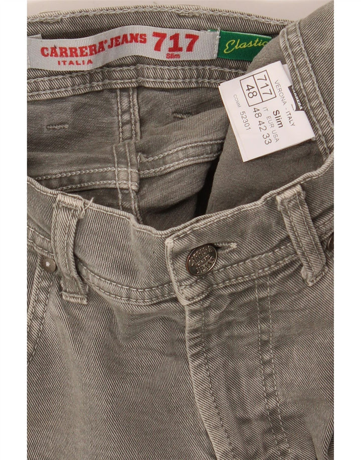 CARRERA Herre 717 Slim Jeans IT 48 Medium W33 L32 Grå Bomuld