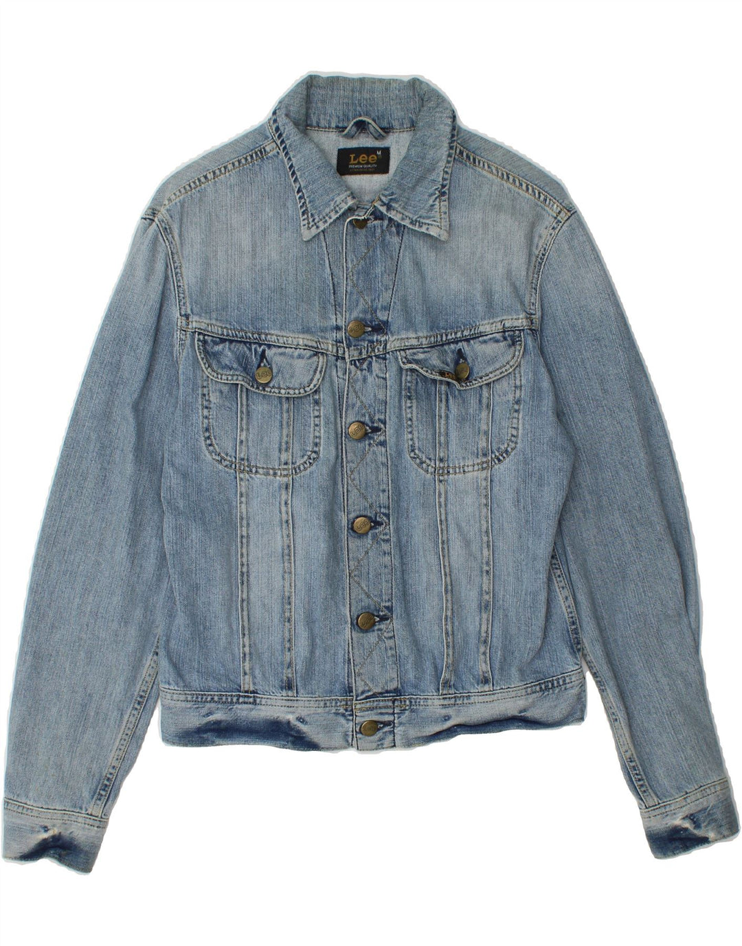 LEE Womens Denim Jacket UK 12 Medium Blue Cotton Vintage Lee and Second-Hand Lee from Messina Hembry 