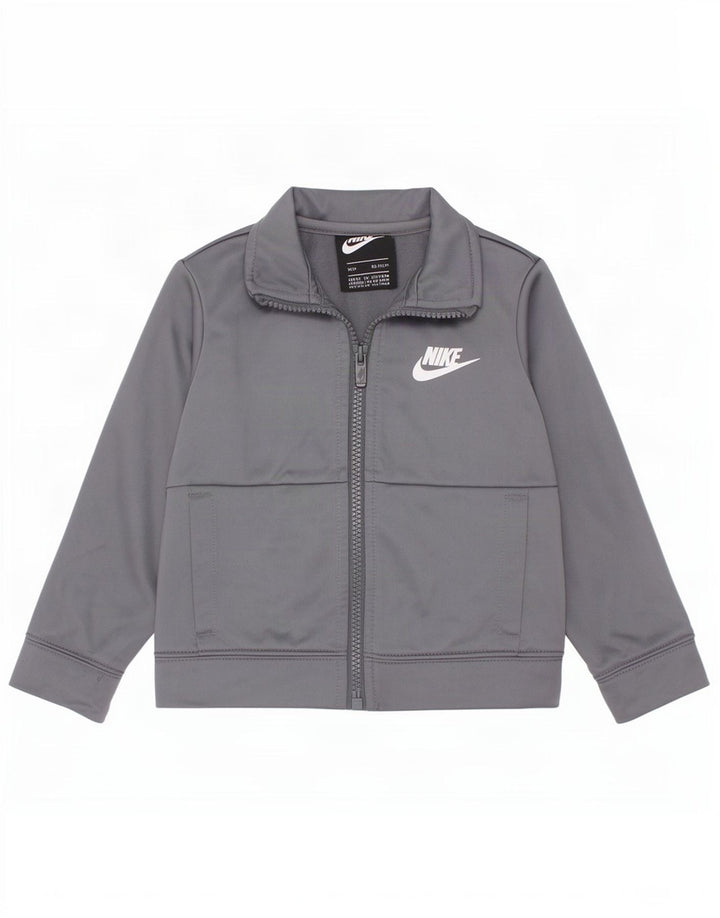 Nike Baby Boys træningsdragt topjakke 18-24 måneder Grå polyester