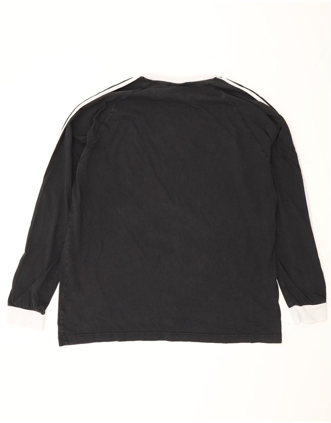 Adidas Herre Top Langærmet XL Sort Colourblock Bomuld