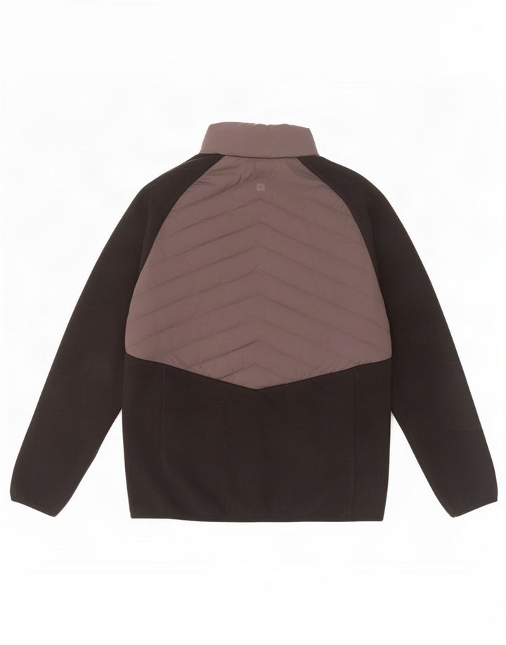 Mountain Warehouse Dame Fleecejakke UK 12 Medium Sort Colourblock