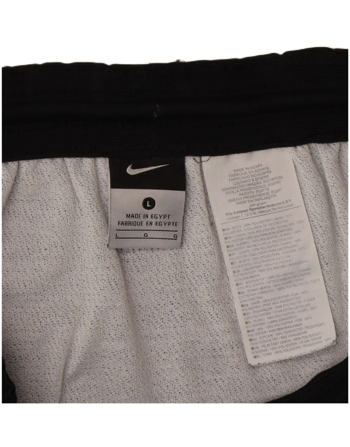 NIKE Sportshorts til mænd, store sorte polyester