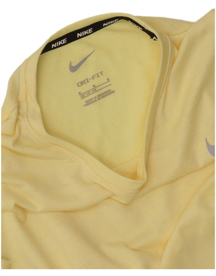 Nike Boys Dri Fit T-Shirt Top 10-11 år Medium Gul