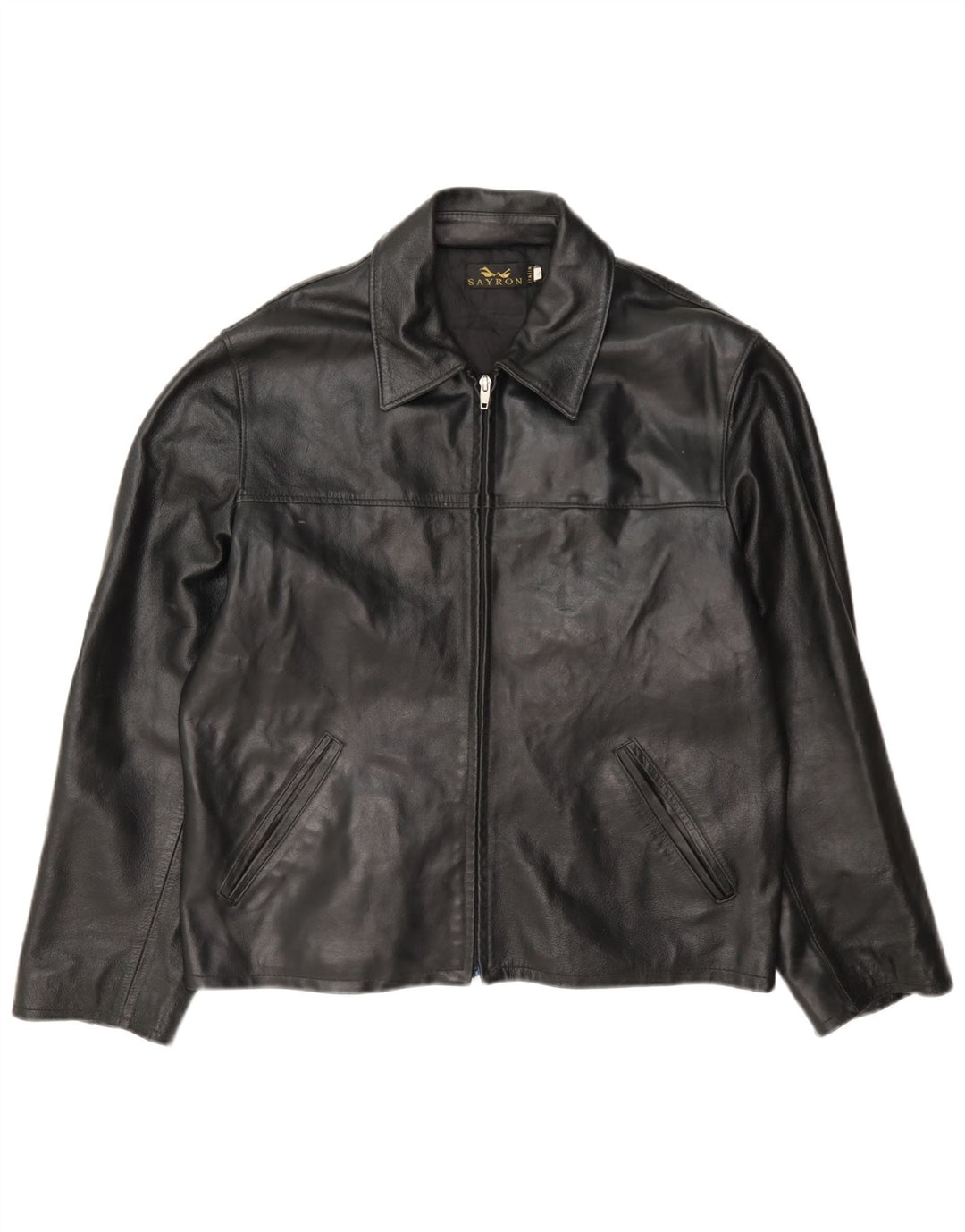 Vintage herre læderjakke UK 40 Large Black