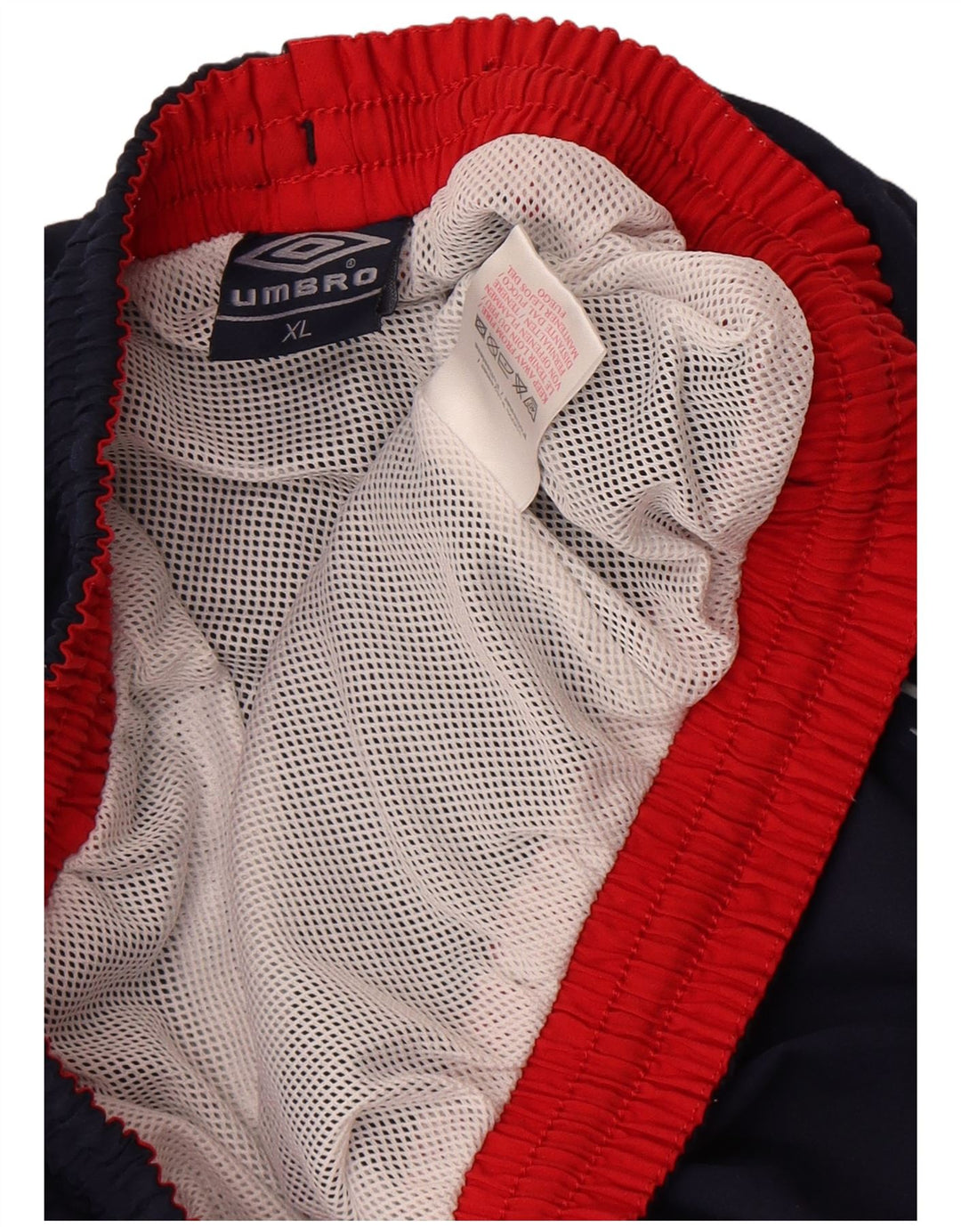 Umbro Herre Bermuda Sport Shorts XL Navy Blue Polyester